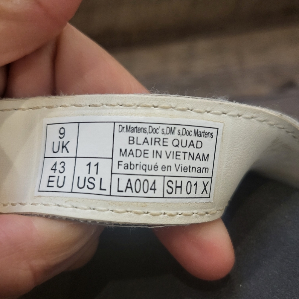 Dr.Martens Women Blaire Sandal White Hydro Leather - Picture 7 of 9